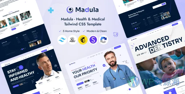Madula 医疗健康网站模板插图-WP资源海 Madula 医疗健康网站模板