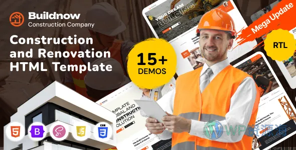 BuildNow-建筑施工HTML模板插图-WP资源海 BuildNow-建筑施工HTML模板