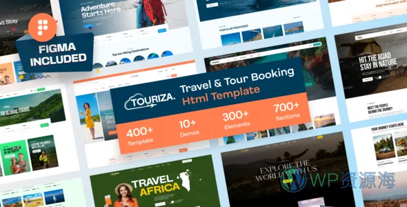 Touriza 旅游预订模板上线插图-WP资源海 Touriza 旅游预订模板上线
