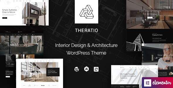 Theratio—建筑与室内设计 WordPress 主题