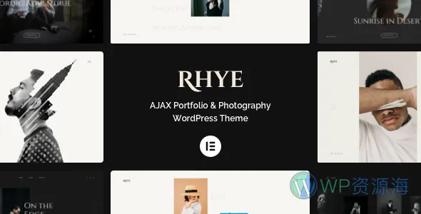 Rhye–AJAX 作品集 WordPress 主题插图-WP资源海 Rhye–AJAX 作品集 WordPress 主题