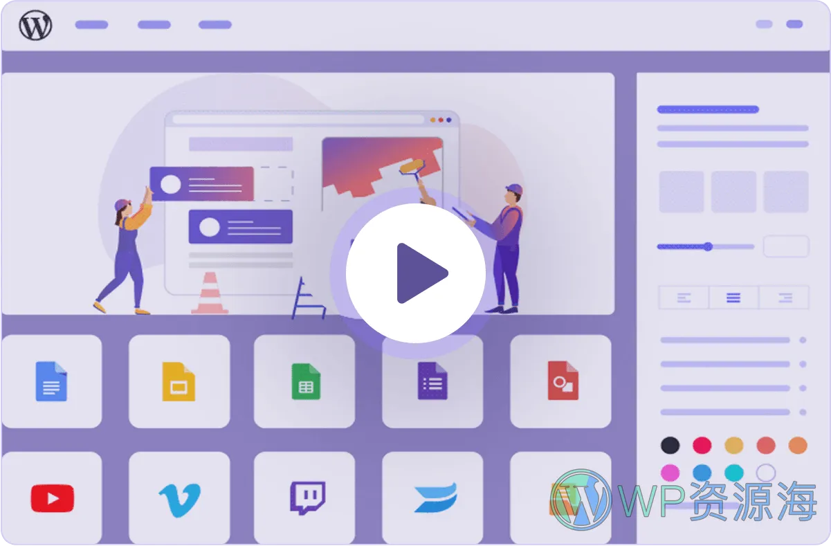 EmbedPress Pro 即时嵌入 250+内容类型插图-WP资源海 EmbedPress Pro 即时嵌入 250+内容类型