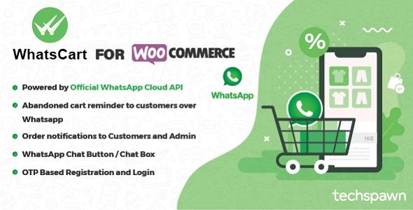 WhatsCart–WooCommerce WhatsApp 购物车挽回、订单通知与聊天插件