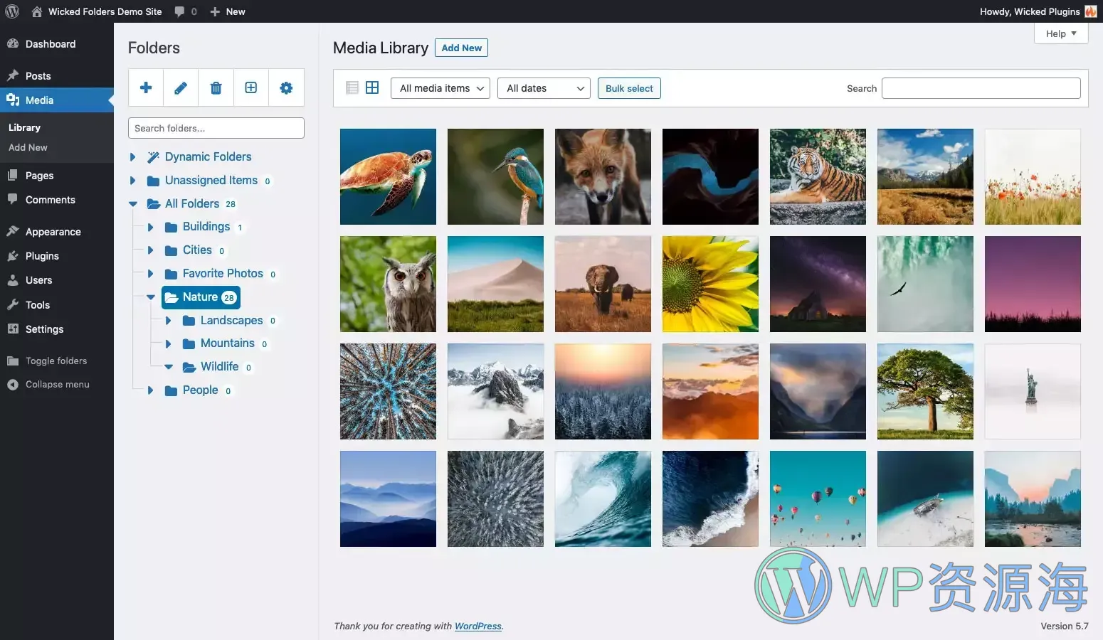 Wicked Folders Pro:WordPress 文件夹插件插图-WP资源海 Wicked Folders Pro:WordPress 文件夹插件插图-WP资源海