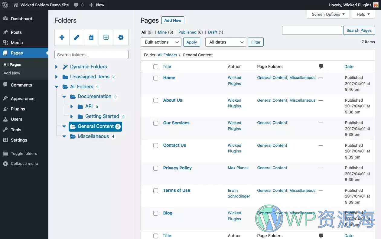 Wicked Folders Pro:WordPress 文件夹插件插图2-WP资源海 Wicked Folders Pro:WordPress 文件夹插件插图2-WP资源海