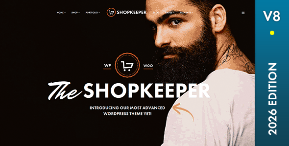 Shopkeeper • Multi-Purpose WooCommerce Theme WordPress 主题