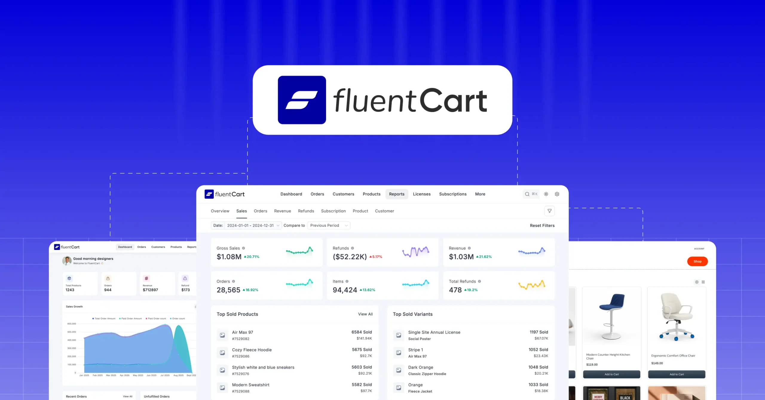 FluentCart Pro 轻量级电商网站解决方案 WordPress 插件