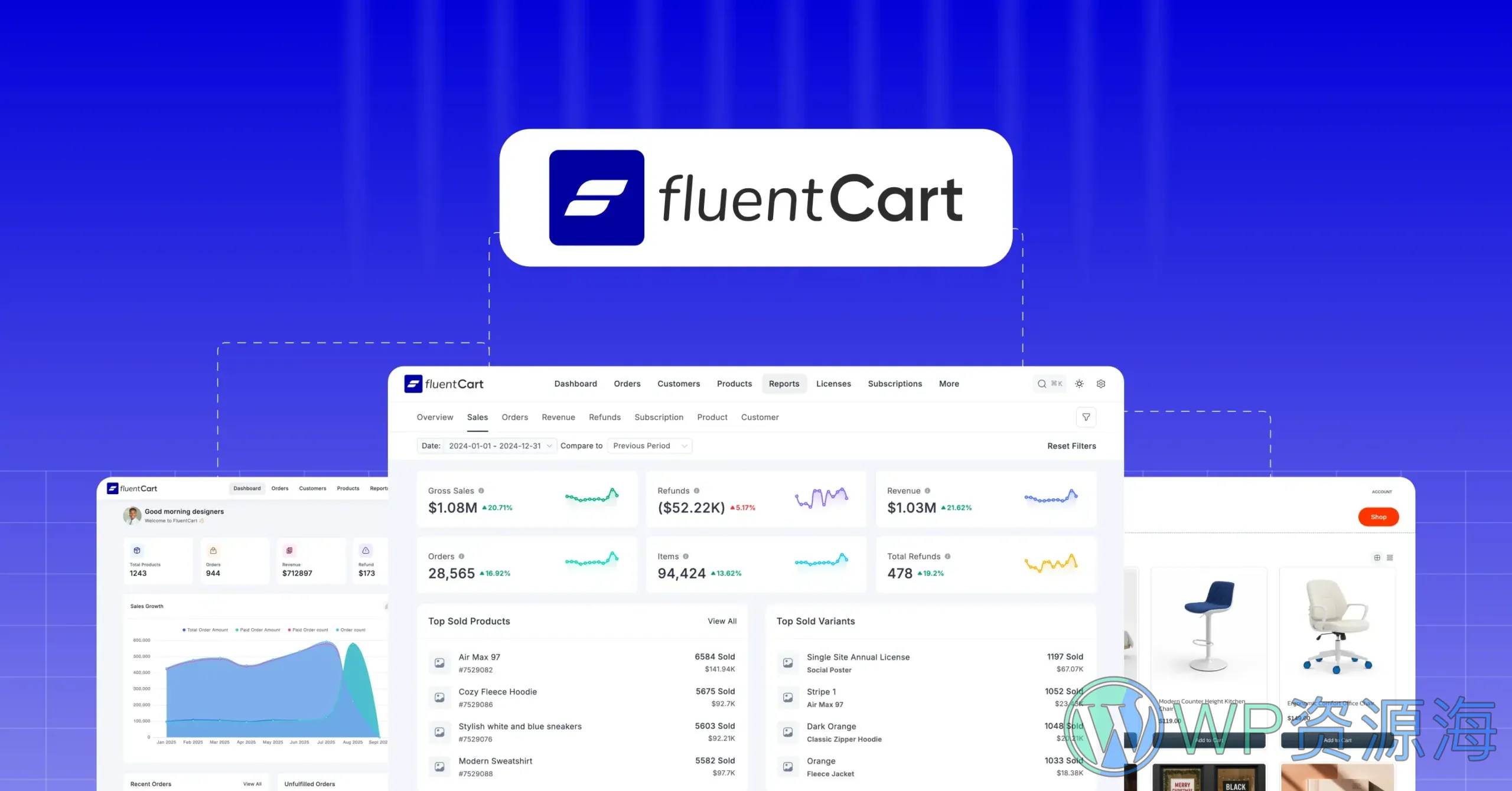 FluentCart Pro 轻量级电商网站解决方案 WordPress 插件插图-WP资源海 FluentCart Pro 轻量级电商网站解决方案 WordPress 插件插图-WP资源海
