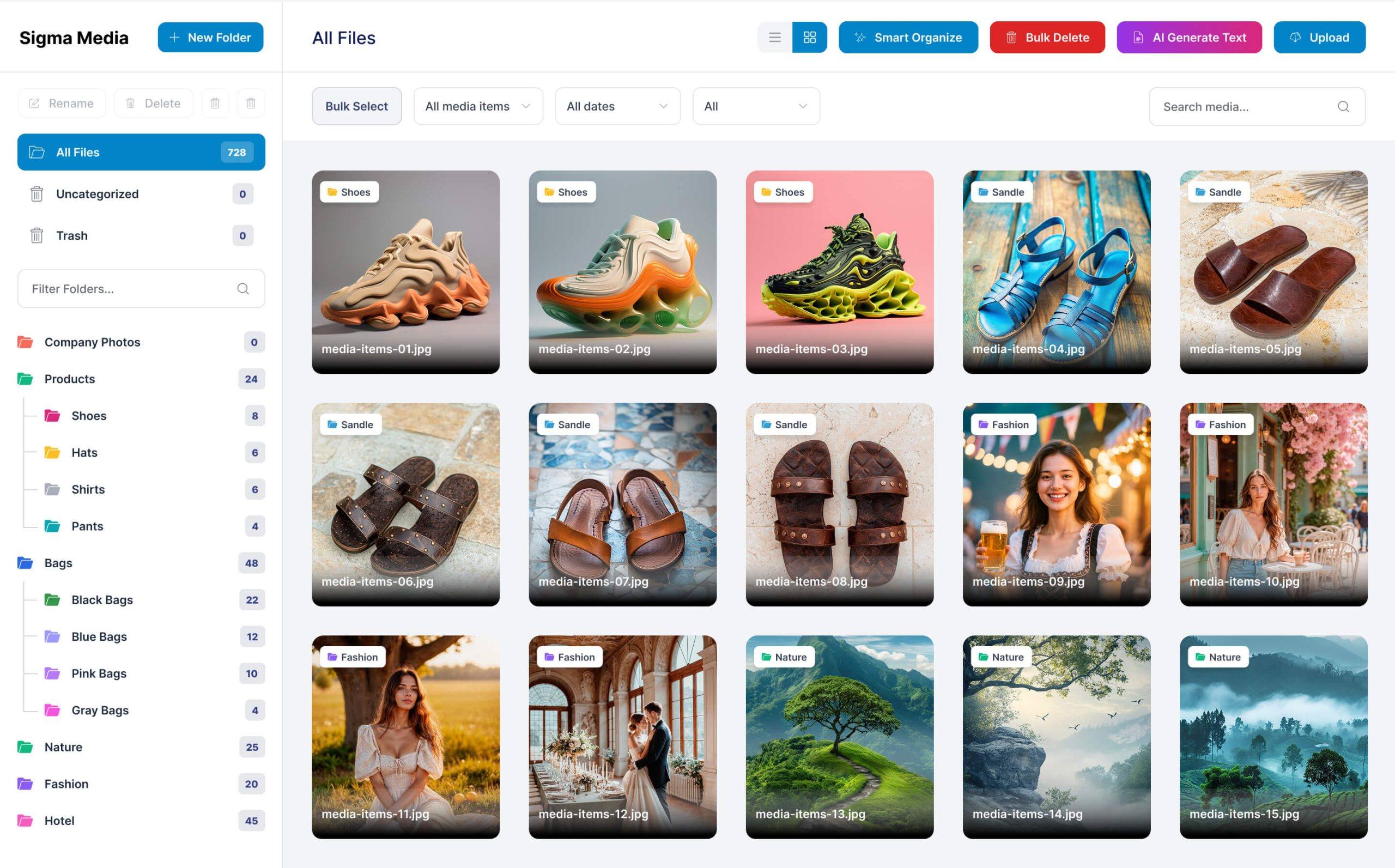 Sigma Media Manager-WordPress 媒体库管理插件