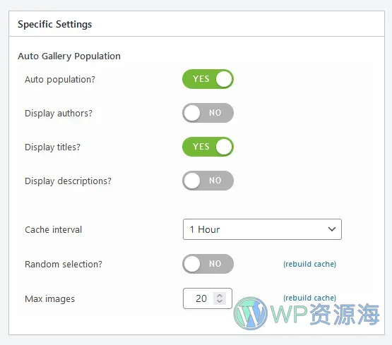 Global Gallery–WordPress 图片画廊插件插图2-WP资源海 Global Gallery–WordPress 图片画廊插件