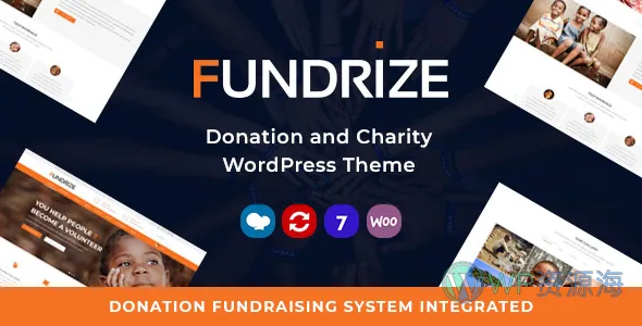 Fundrize:适配慈善捐赠场景的响应式 WordPress 主题插图-WP资源海 Fundrize:适配慈善捐赠场景的响应式 WordPress 主题