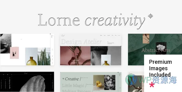 Lorne 创意作品集 WordPress 主题插图-WP资源海 Lorne 创意作品集 WordPress 主题