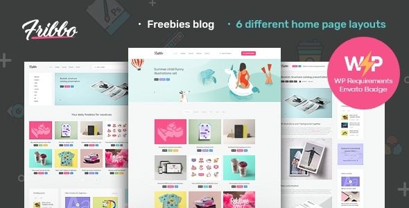 Fribbo 免费资源与赠品博客 WordPress 主题
