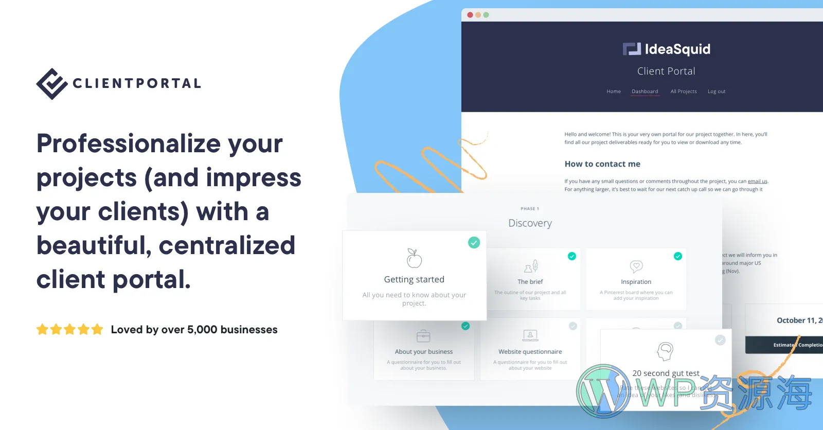 Client Portal For WordPress 客户端门户插件插图-WP资源海 Client Portal For WordPress 客户端门户插件