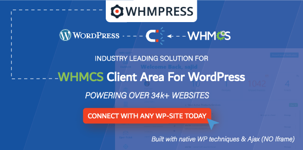 WHMCS Client Area 客户中心 WordPress 插件
