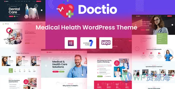 Doctio-医疗健康 WordPress 主题插图-WP资源海 Doctio-医疗健康 WordPress 主题