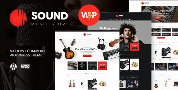 Sound 音乐乐器商城 WordPress 主题
