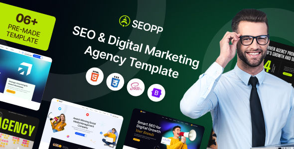 SEOPP–SEO 与数字营销机构网站模板