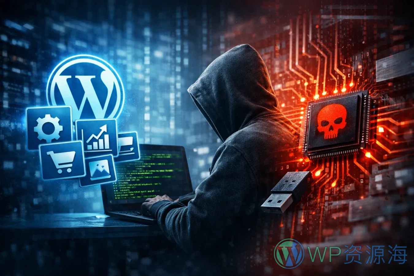 30 余款 WordPress 插件被植入后门:一次供应链攻击的完整复盘插图-WP资源海 WordPress 插件供应链攻击与后门风险主题封面图
