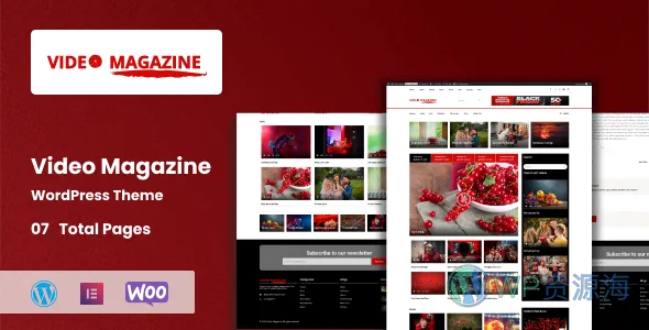 Video Magazine-WordPress 视频杂志主题插图-WP资源海 Video Magazine-WordPress 视频杂志主题
