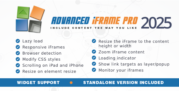 Advanced iFrame Pro v2025 可自定义的 iframe 与内容嵌入 WordPress 插件