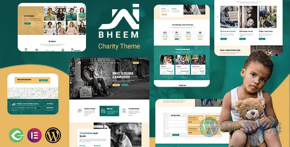 JaiBheem 慈善公益 WordPress 主题插图-WP资源海 JaiBheem Charity WordPress 主题