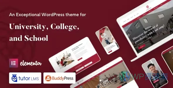 Unicamp 大学与院校 WordPress 主题插图-WP资源海 Unicamp University and College WordPress 主题