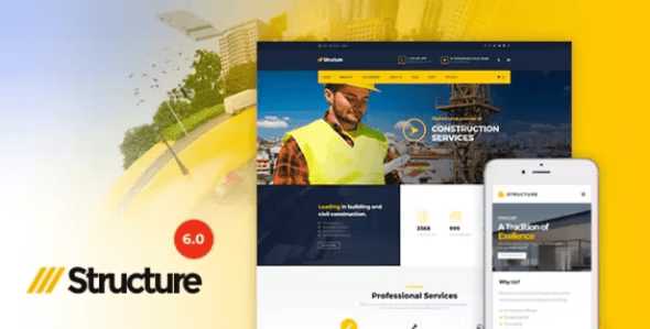 Structure–工业建筑 WordPress 主题