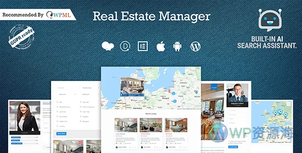 Real Estate Manager Pro 房产管理 WordPress 插件插图-WP资源海 房地产 Manager Pro WordPress 插件