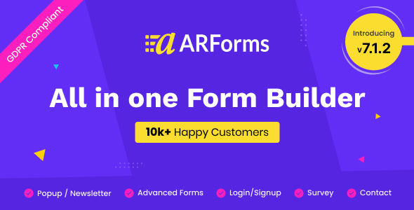 ARForms-功能强大的WordPress表单插件带全扩展