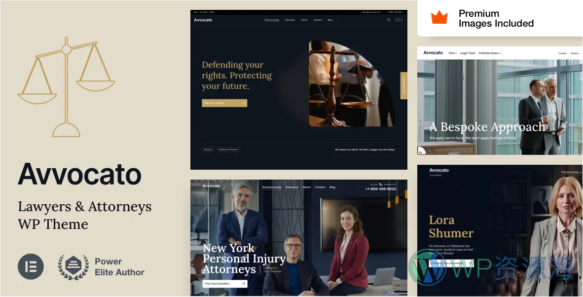 Avvocato 律师事务所 WordPress 主题插图-WP资源海 Avvocato 律师事务所 WordPress 主题