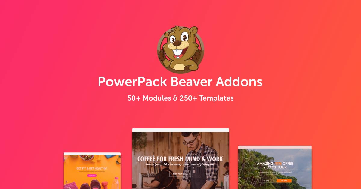 PowerPack for Beaver Builder 模块与模板资源 WordPress 插件