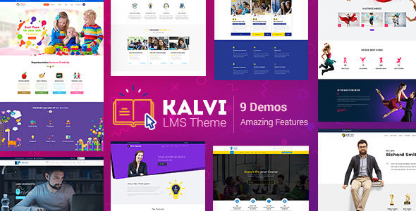 Kalvi—学校与在线课程 WordPress 主题