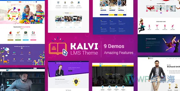 Kalvi—学校与在线课程 WordPress 主题插图-WP资源海 Kalvi—学校与在线课程 WordPress 主题