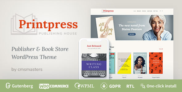 Printpress 图书出版 WordPress 主题