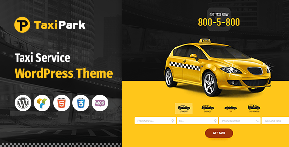 TaxiPark-出租车服务公司 WordPress 主题
