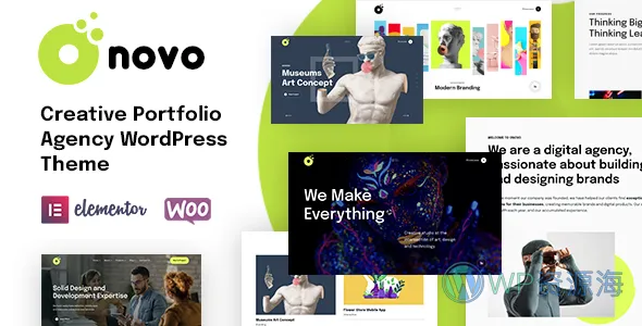 Onovo 创意作品集 机构 WordPress 主题插图-WP资源海 Onovo 创意作品集 机构 WordPress 主题