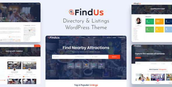 Findus 目录与列表 WordPress 主题