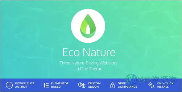 Eco Nature-环境与生态 WordPress 主题插图-WP资源海 Eco Nature-环境与生态 WordPress 主题