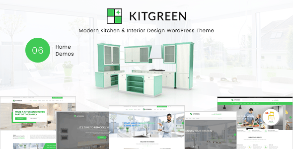 KitGreen-室内设计与厨房展示 WordPress 主题