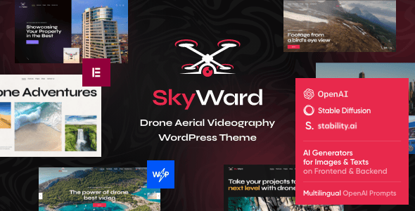 Skyward 无人机航拍 WordPress 主题
