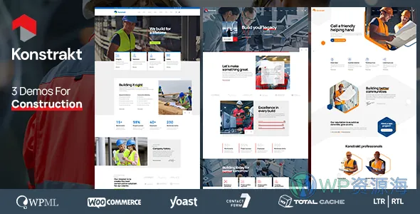 Konstrakt-建筑与工程行业 WordPress 主题插图-WP资源海 Konstrakt-建筑与工程行业 WordPress 主题