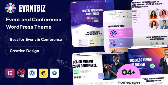 Evantbiz 会议活动 WordPress 主题