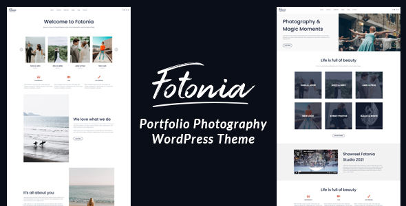 Fotonia 摄影作品集 WordPress 主题