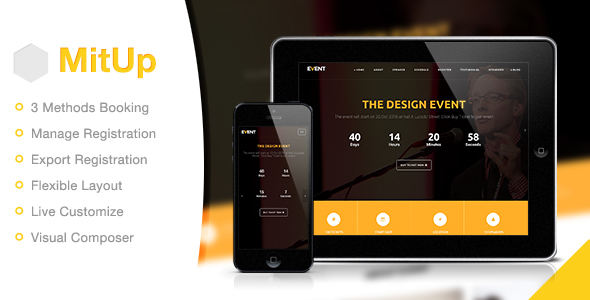 MitUp-活动与会议 WordPress 主题
