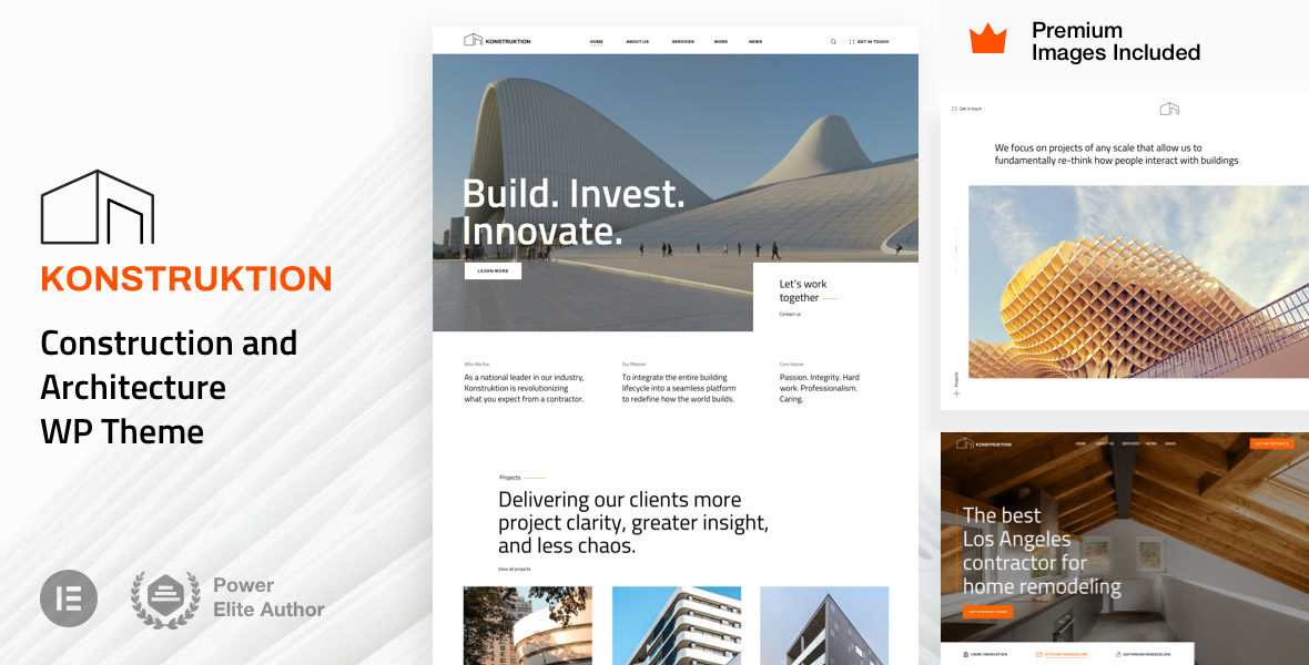 Konstruktion 建筑公司 WordPress 主题