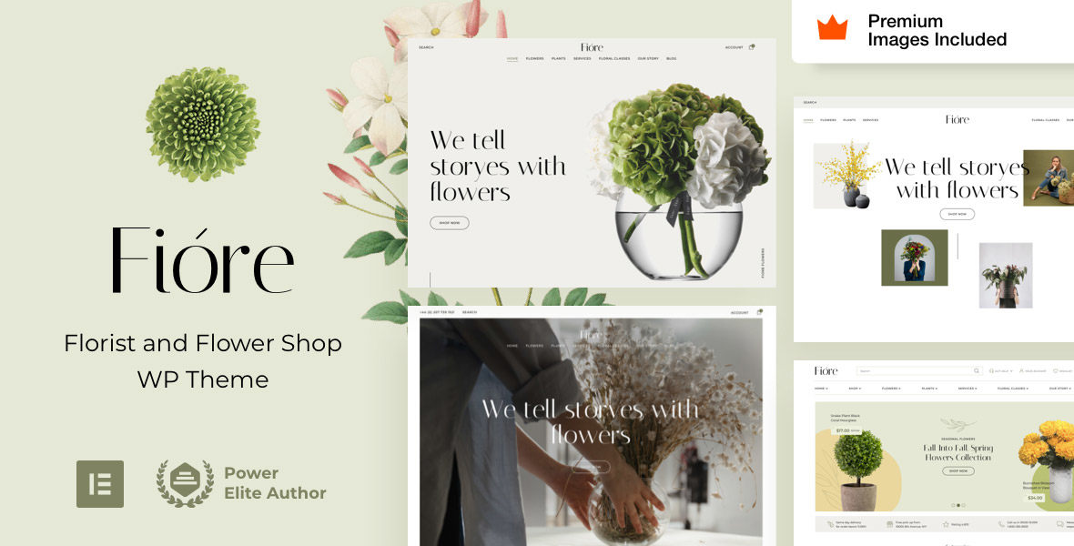 Fiore 花店花艺电商 WordPress 主题