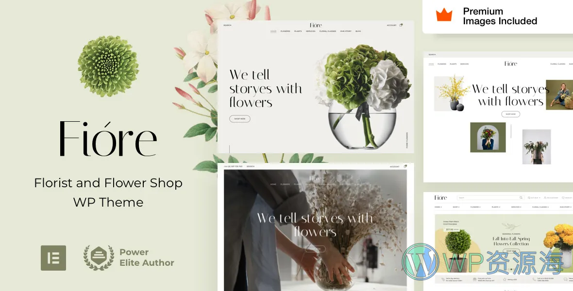 Fiore 花店花艺电商 WordPress 主题插图-WP资源海 Fiore 花店花艺电商 WordPress 主题