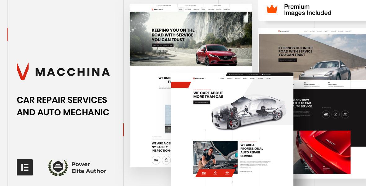Macchina-汽车维修 WordPress 主题