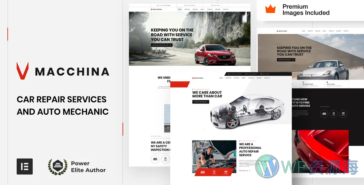 Macchina-汽车维修 WordPress 主题插图-WP资源海 Macchina-汽车维修 WordPress 主题